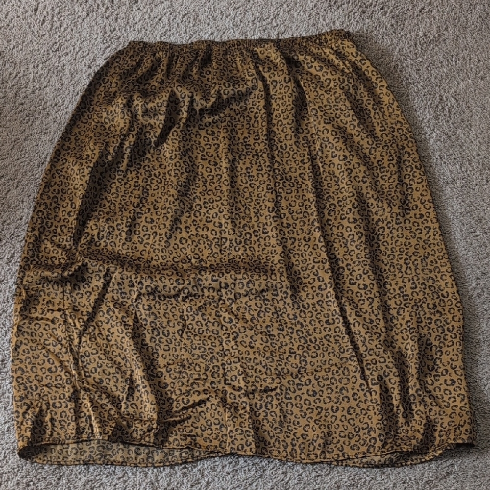 Leopard Print Women's Skirt